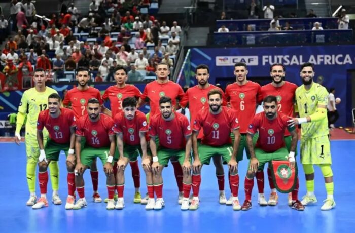 المنتخب الوطني المغربي لكرة القدم داخل القاعة يتوج بلقب كأس إفريقيا للأمم «المغرب 2026»
